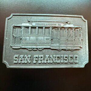 Belt Buckle - San Francisco cable car